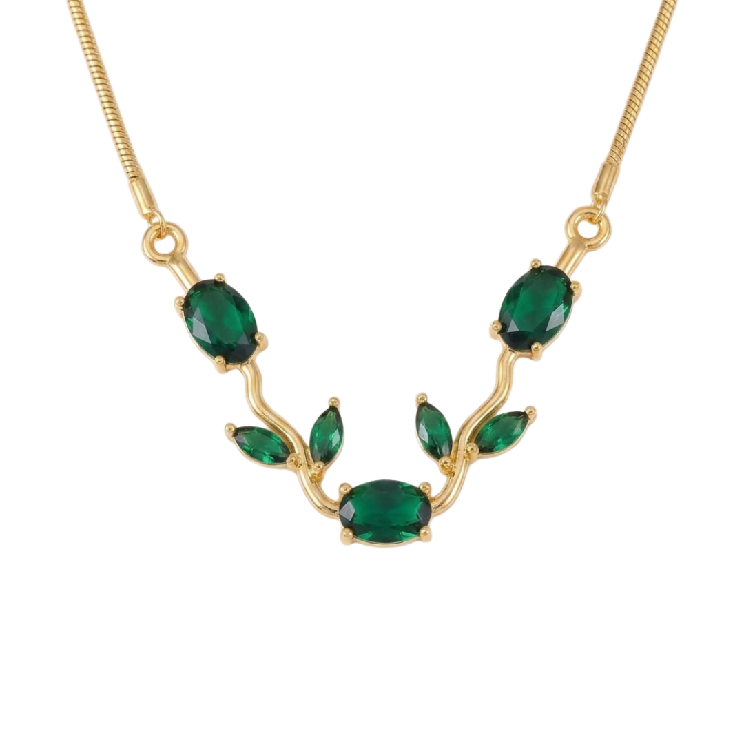 Collar Mágico de Tulipanes- Chapado en Oro 18K