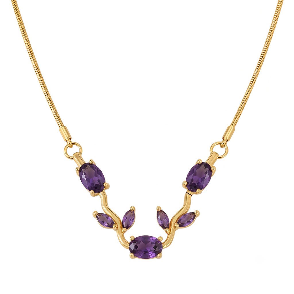 Collar Mágico de Tulipanes- Chapado en Oro 18K