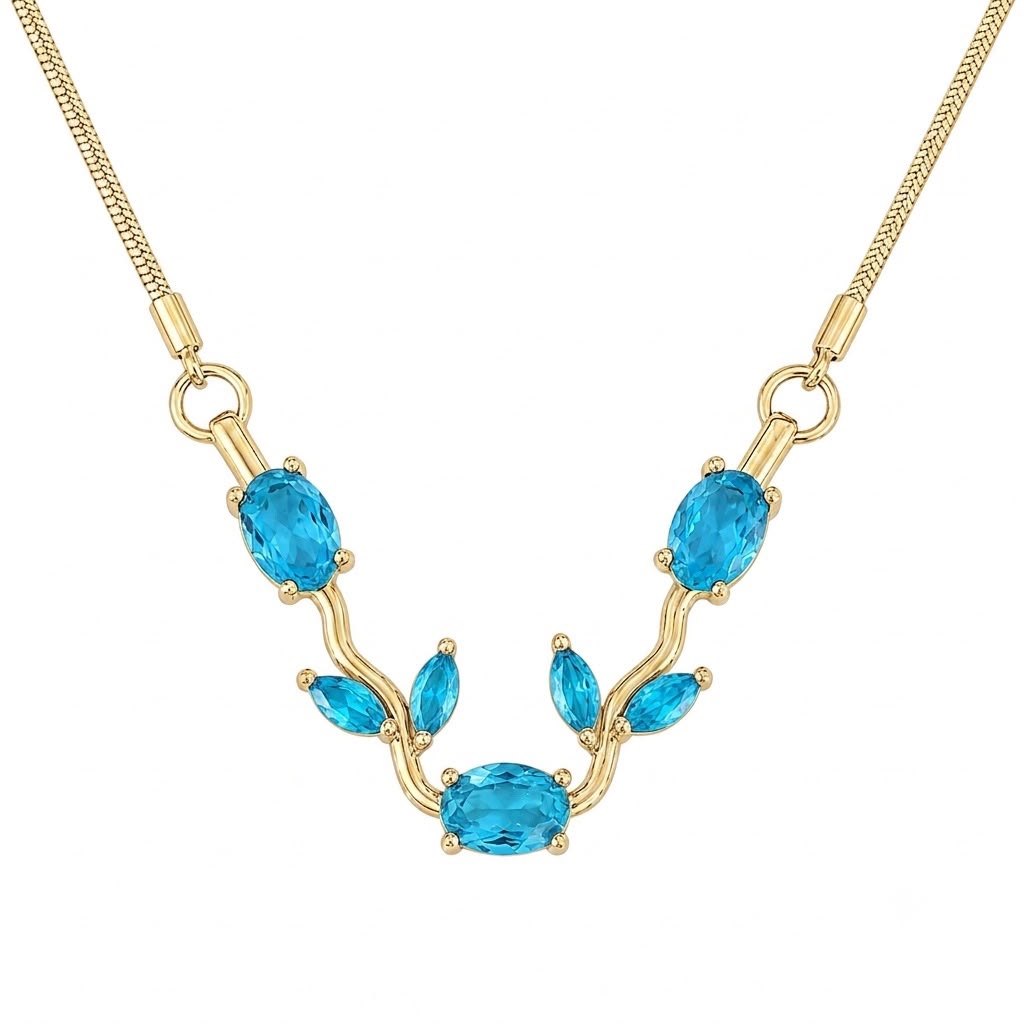 Collar Mágico de Tulipanes- Chapado en Oro 18K