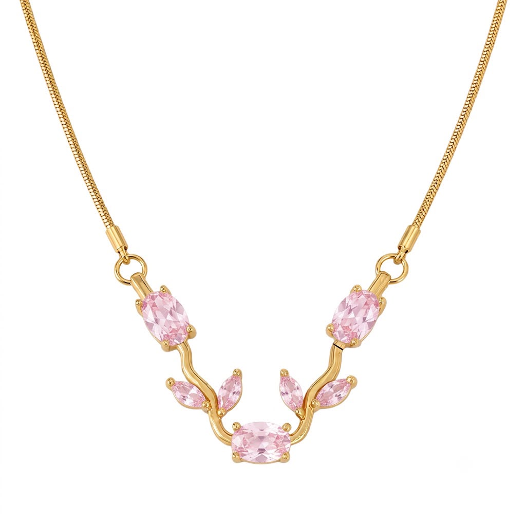 Collar Mágico de Tulipanes- Chapado en Oro 18K