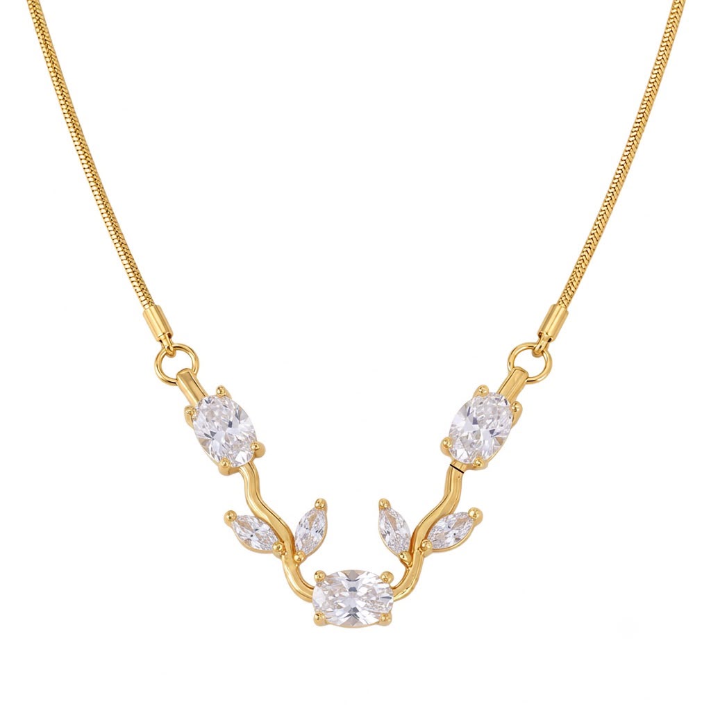 Collar Mágico de Tulipanes- Chapado en Oro 18K